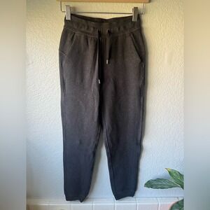 Lululemon Ribbed High Rise Joggers Size 0